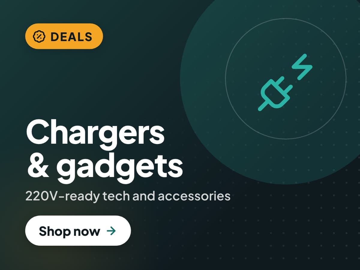 Chargers & gadgets: 220V-ready tech and accessories